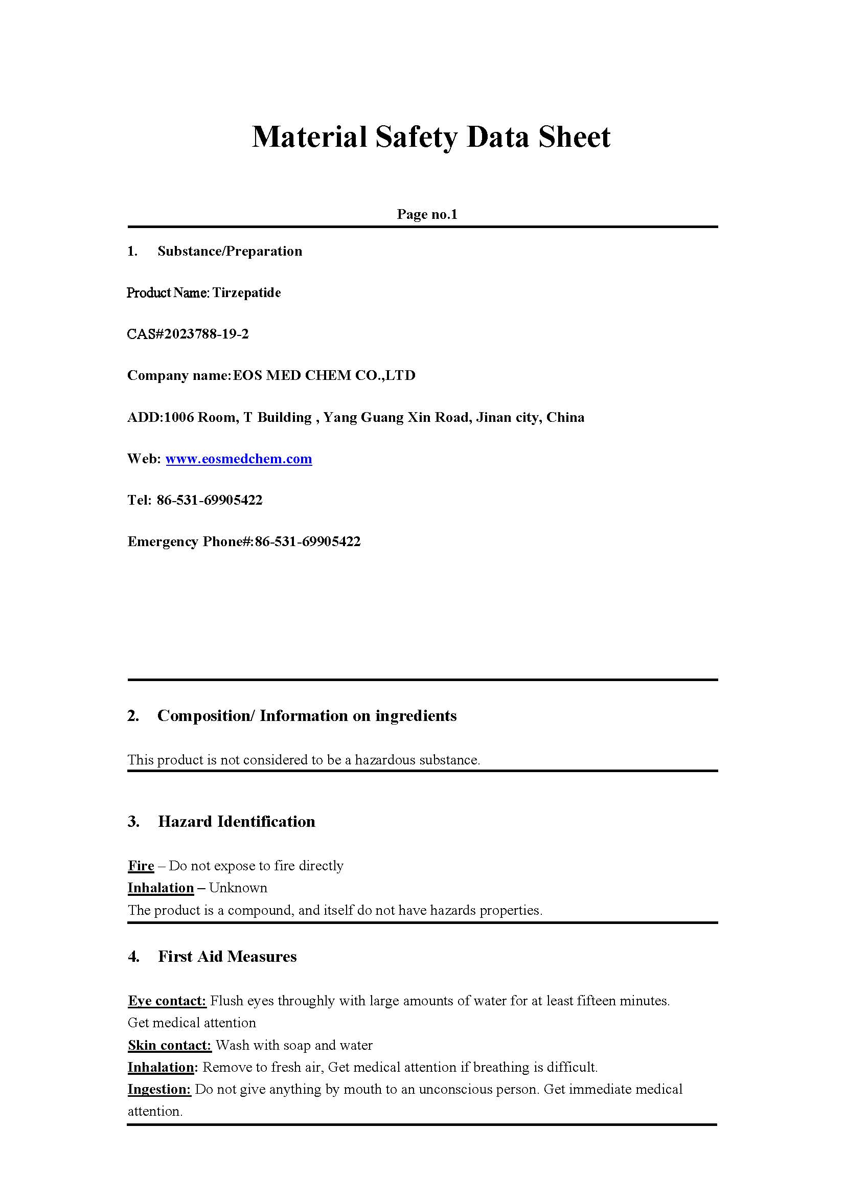 tirzepatide 2mg Compounded Tirzepatide 2 Month Program - $795
