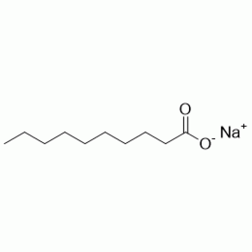 Sodium decanoate chemical structure