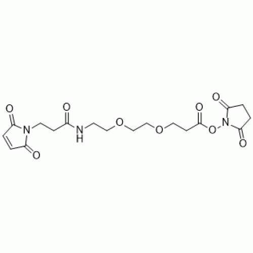 Mal-amido-PEG2-NHS chemical structure
